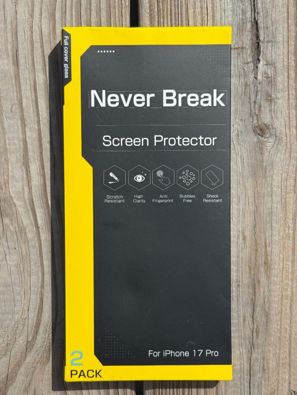 iPhone 17 Pro 2-Pack 9H Glass Screen Protectors Clear Minimalist Tech Gear 3968